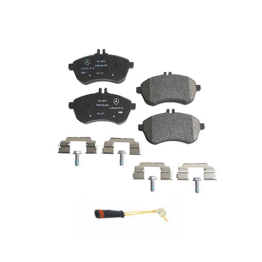 Mercedes Disc Brake Pad Set - Front (With Sensor) 2115401717